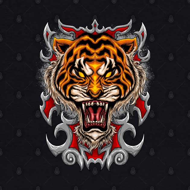 tiger roar bengals by triandk.artwork